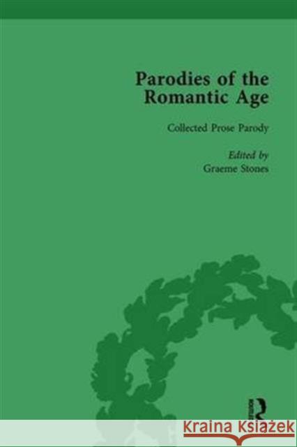 Parodies of the Romantic Age Vol 3: Poetry of the Anti-Jacobin and Other Parodic Writings Graeme Stones John Strachan  9781138755918 Routledge