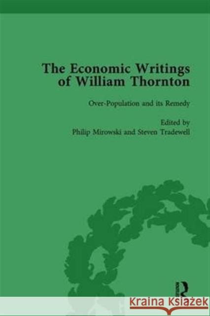 The Economic Writings of William Thornton Vol 2 Philip Mirowski Steven Tradewell  9781138759480 Routledge