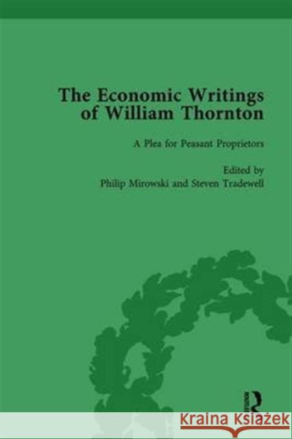 The Economic Writings of William Thornton Vol 3 Philip Mirowski Steven Tradewell  9781138759497 Routledge
