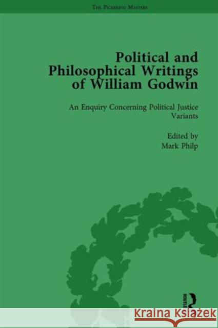 The Political and Philosophical Writings of William Godwin Vol 4 Mark Philp Pamela Clemit Martin Fitzpatrick 9781138762268