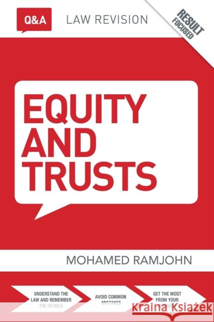 Q&A Equity & Trusts Mohamed Ramjohn 9781138780071 Taylor & Francis