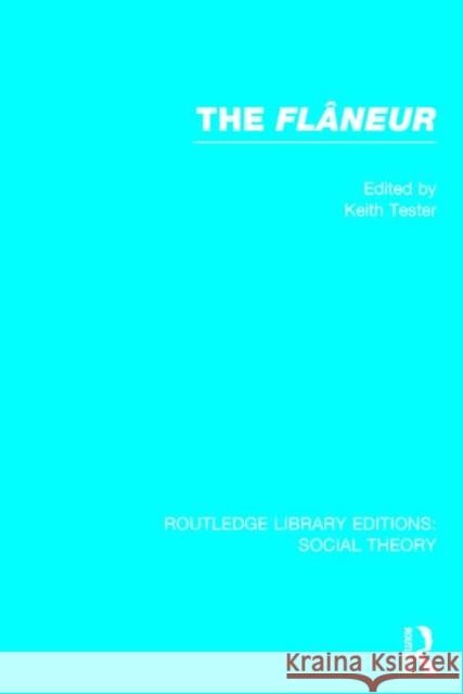 The Flaneur (Rle Social Theory) Tester, Keith 9781138782280 Routledge