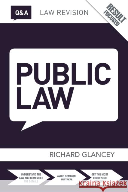 Q&A Public Law Richard Glancey 9781138787407