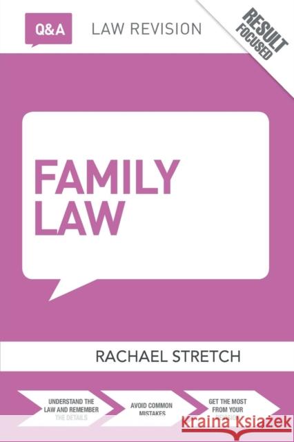 Q&A Family Law Rachael Stretch 9781138829589 Taylor & Francis