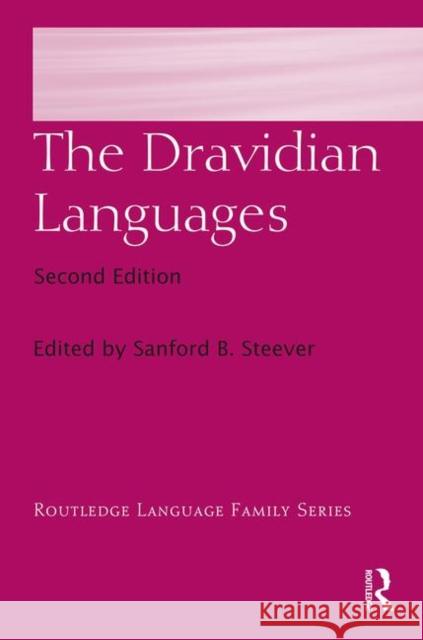 The Dravidian Languages Sanford B. Steever 9781138853768 Routledge