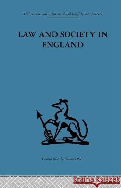 Law and Society in England Bob Roshier Harvey Teff 9781138861367 Routledge