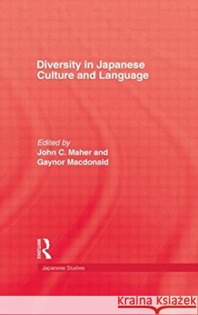 Diversity in Japanese Culture Maher 9781138863538