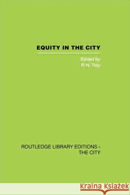 Equity in the City  9781138874008 Taylor and Francis