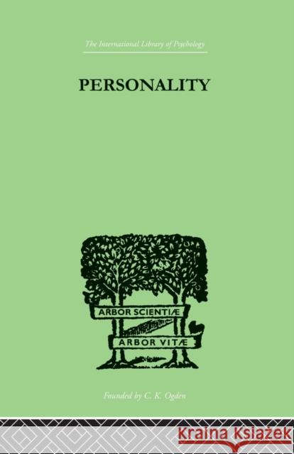 Personality R. G. Gordon 9781138875388 Routledge