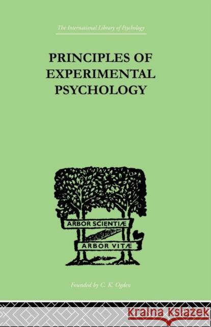 Principles Of Experimental Psychology Pieron, Henri 9781138882546