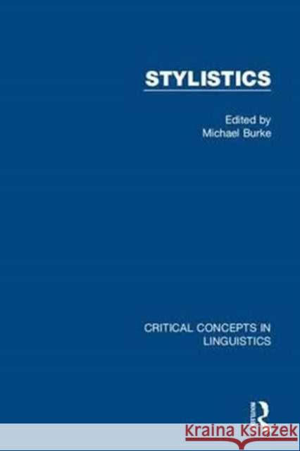 Stylistics Michael Burke 9781138888883 Routledge