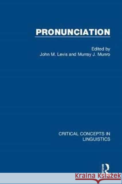 Pronunciation John Levis Murray Munro 9781138901971