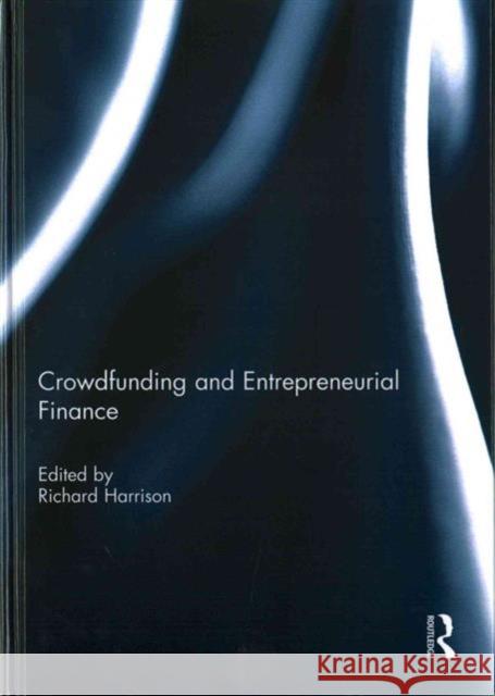 Crowdfunding and Entrepreneurial Finance  9781138927568 Taylor & Francis Group