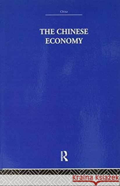 The Chinese Economy Solomon Adler   9781138970526 Taylor and Francis