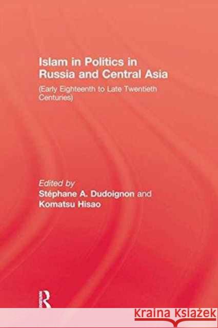 Islam in Politics in Russia Dudolgnon 9781138973350 Taylor and Francis