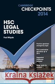 Cambridge Checkpoints HSC Legal Studies 2014 Paul Milgate 9781139889308