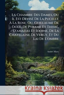 La Chambre Des Dames, Ou Il Est Devisé de la Pucelle À La Rose; Ou, Guillaume de Dole, de Pyrame Et Thisbé, d'Amadas Et Idoine, de la Chatelaine de Ve Mary, Andre 9781144308436 