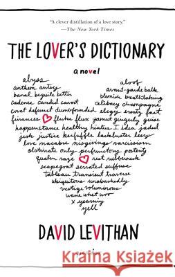 The Lover's Dictionary Levithan, David 9781250002358 Picador USA