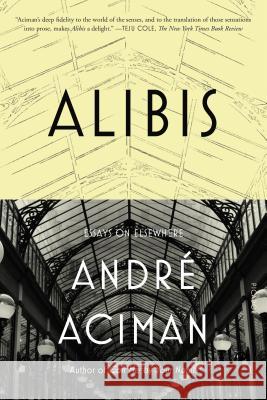 Alibis Andr Aciman 9781250013989