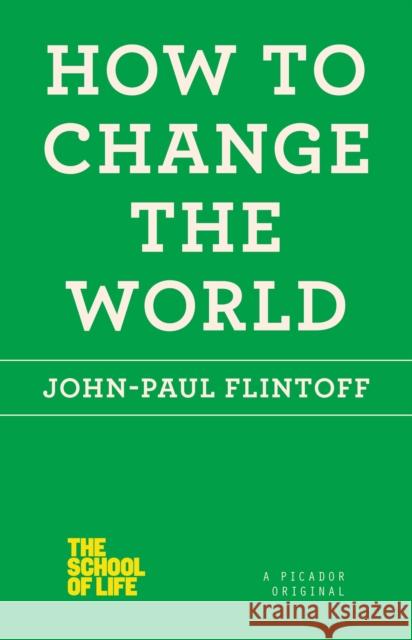 How to Change the World John-Paul Flintoff 9781250030672 Picador USA