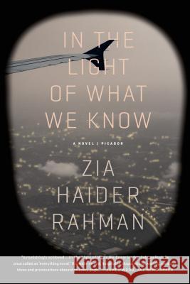 In the Light of What We Know Zia Haider Rahman 9781250062376