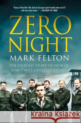 Zero Night: The Untold Story of World War Two's Greatest Escape: The Untold Story of World War Two's Greatest Escape Mark Felton 9781250073747 Thomas Dunne Books