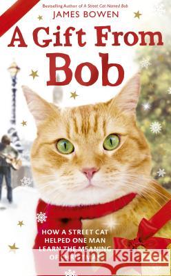 A Gift from Bob: How a Street Cat Helped One Man Learn the Meaning of Christmas James Bowen 9781250077332 Thomas Dunne Books