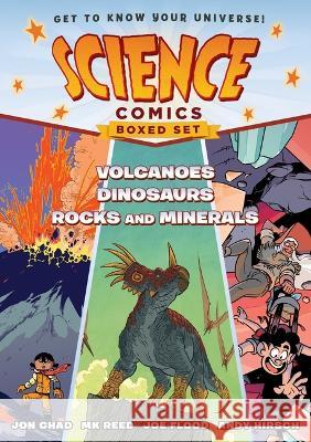 Science Comics Boxed Set: Volcanoes, Dinosaurs, and Rocks and Minerals Chad, Jon 9781250269416