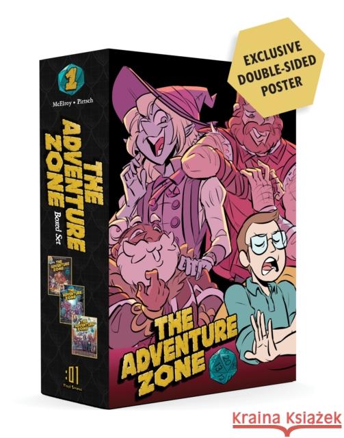 The Adventure Zone Boxed Set: Here There Be Gerblins, Murder on the Rockport Limited! and Petals to the Metal McElroy, Clint 9781250269454 First Second