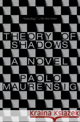 Theory of Shadows Paolo Maurensig Anne Milano Appel 9781250310316 Picador USA