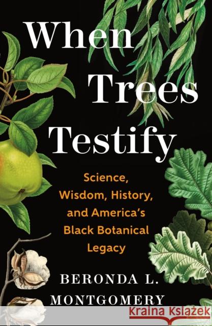 When Trees Testify: Science, Wisdom, History, and America’s Black Botanical Legacy Beronda L. Montgomery 9781250335166 Henry Holt & Company