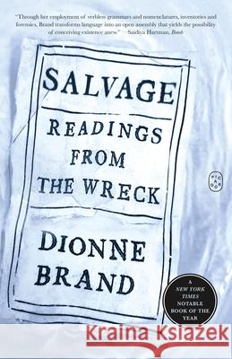 Salvage: Readings from the Wreck Dionne Brand 9781250397720
