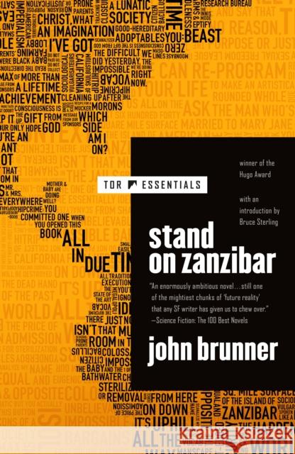 Stand on Zanzibar John Brunner 9781250781222 Tor Books