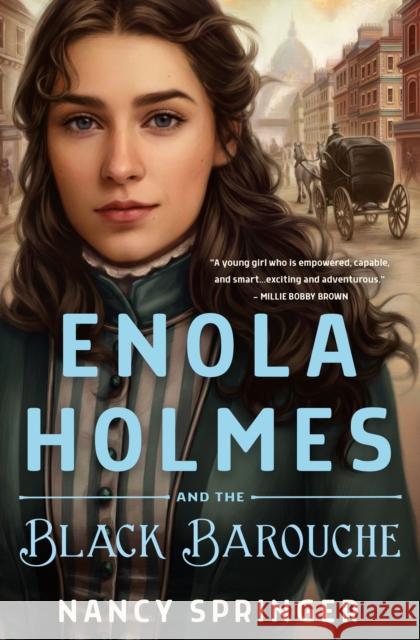 Enola Holmes and the Black Barouche Nancy Springer 9781250822956 Wednesday Books