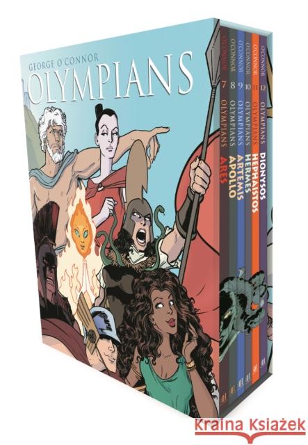 Olympians Boxed Set Books 7-12: Ares, Apollo, Artemis, Hermes, Hephaistos, and Dionysos George O'Connor 9781250841810