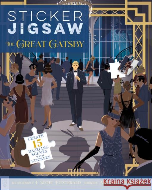 Sticker Jigsaw: The Great Gatsby F. Scott Fitzgerald Odd Dot                                  Matthieu Forichon 9781250908353 Odd Dot