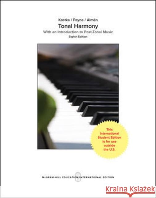 Tonal Harmony  Kostka 9781259253560 McGraw-Hill Education