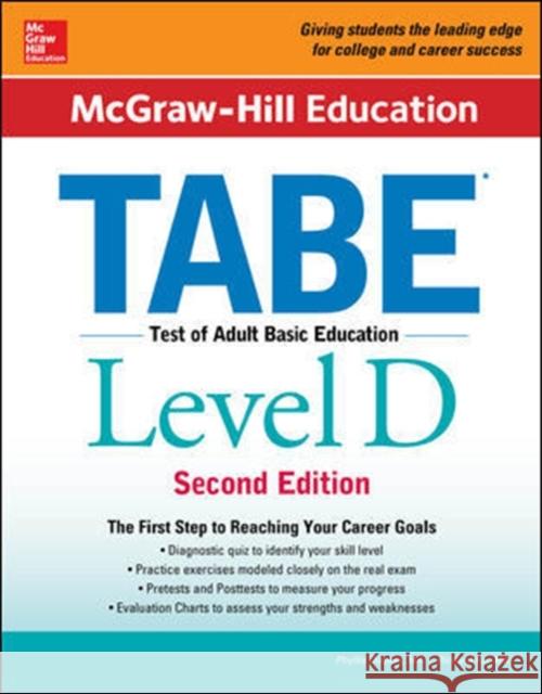 McGraw-Hill Education Tabe Level D, Second Edition John Diehl 9781259587849 McGraw-Hill Education