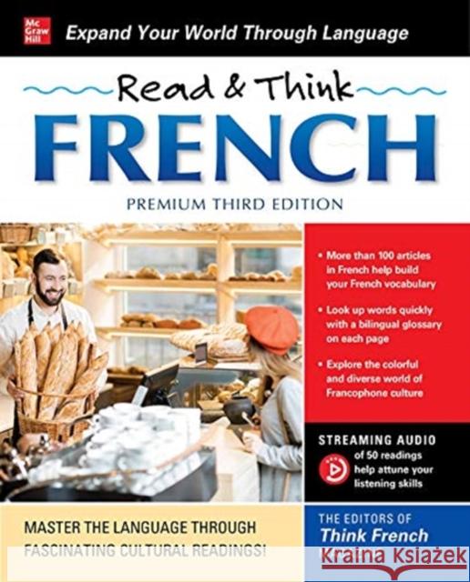 Read & Think French, Premium Third Edition The Editors of Think French! Magazine 9781260474572