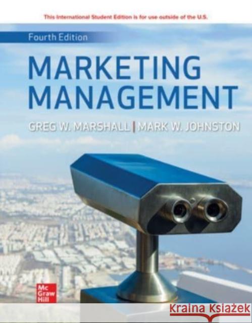 Marketing Management ISE Mark Johnston 9781260598230