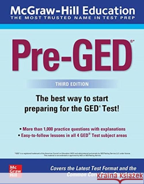 McGraw-Hill Education Pre-Ged, Third Edition McGraw Hill Editors 9781264258321 McGraw-Hill Education