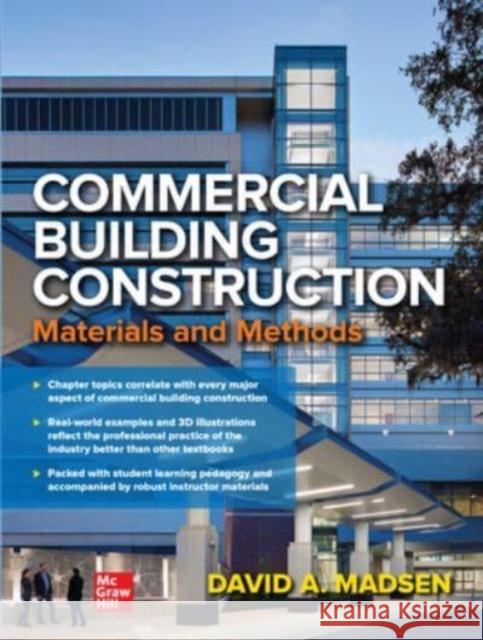 Commercial Building Construction (PB) David Madsen 9781266055607 McGraw-Hill Education