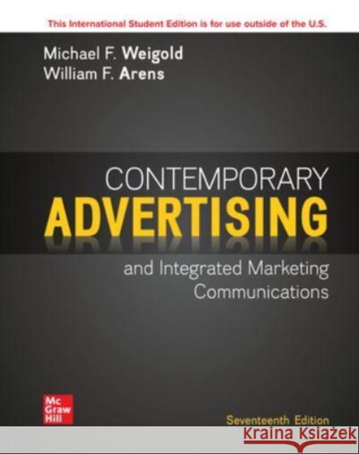 ISE Contemporary Advertising Christian Arens 9781266077098 McGraw-Hill Education