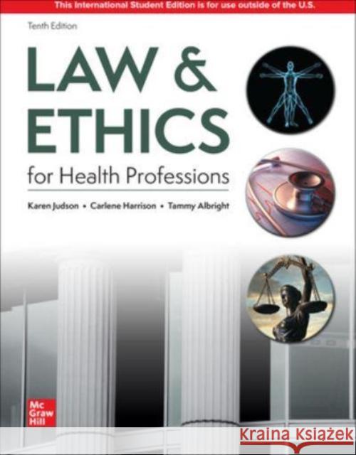 ISE Law & Ethics for Health Professions Carlene Harrison 9781266273940 McGraw-Hill Education