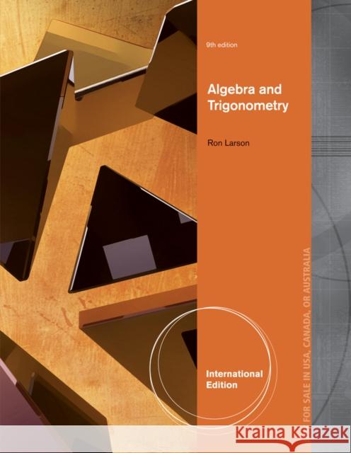 Algebra & Trigonometry Ron Larson 9781285051352 0