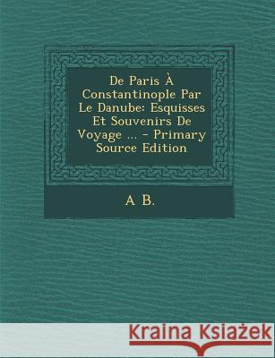 de Paris a Constantinople Par Le Danube: Esquisses Et Souvenirs de Voyage ... Sigmund Freud Anna Freud A. B 9781289748692 Polity Press