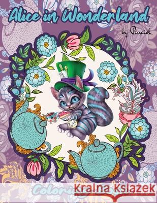Alice in Wonderland Coloring Book: A whimsical coloring book for adults Adult coloring book Alice in Wonderland Penciol Press 9781291328967 Lulu.com