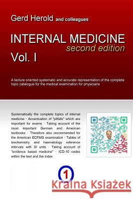 Herold's Internal Medicine (Second Edition) - Vol. 1 Gerd Herold 9781291727333 Lulu Press Inc