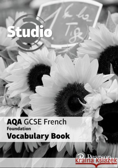 Studio AQA GCSE French Foundation Vocabulary Book (pack of 8)  9781292172644 Studio AQA GCSE French