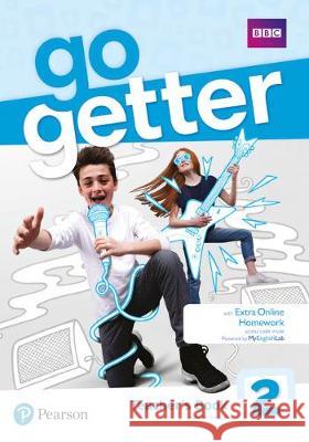 GoGetter 2 Teacher's Book with MyEnglishLab & Online Extra Homework + DVD-ROM Pack, m. 1 Beilage, m. 1 Online-Zugang Heath, Jennifer 9781292210025